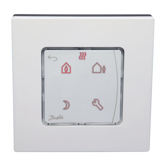 Danfoss Raumthermostat Icon Programmierbare Version, Aufputz, 088U1025