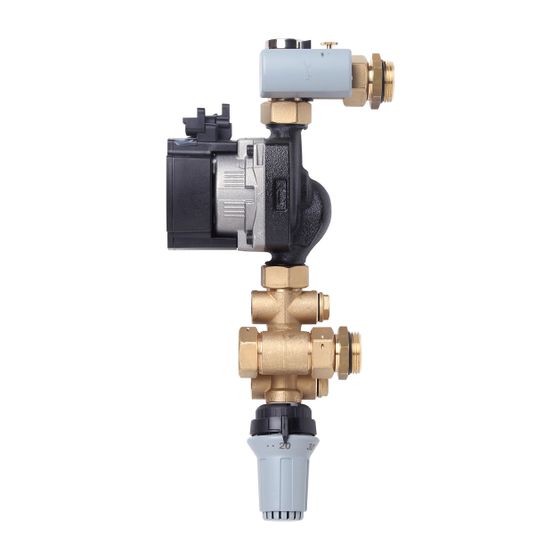 Danfoss Mischergruppe FHM-C1 Kompakt-Mischergruppe für Fussbodenheizung mit drehzahlgeregelter Pumpe, 088U0094
