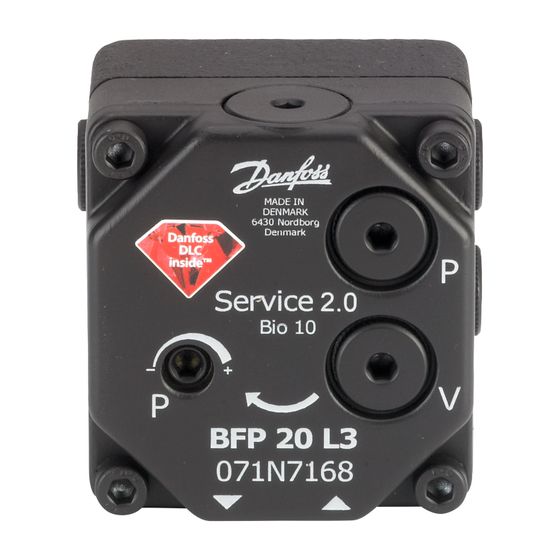 Danfoss Ölbrennerpumpe BFP 20 L3 1-stufig, Drehrichtung links, 24l/h, 071N7168