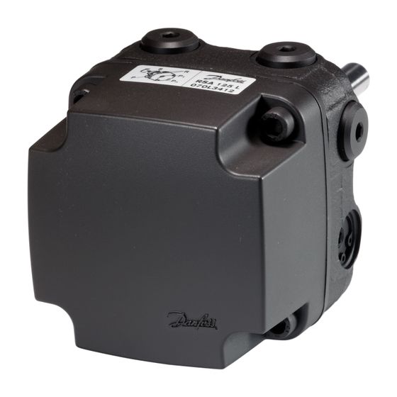 Danfoss Ölbrennerpumpe RSA 95 lang 2-Strang, Drehrichtung links, 225l/h, 070L3482