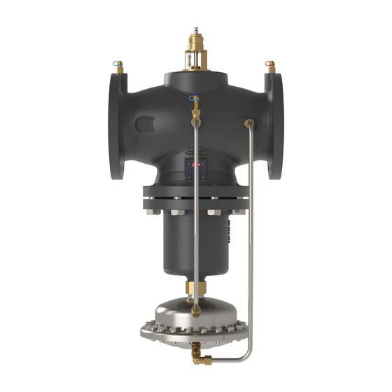 Danfoss Kombiventil AB-QM 125 HF, für Regelung und hydra. Abgleich, DN 125, Flansch, Durchflussbereich 48.000-120.000l/h
