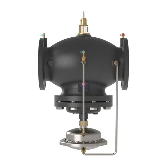 Danfoss Kombiventil AB-QM 150 HF, für Regelung und hydra. Abgleich, DN 150, Flansch, Durchflussbereich 91.600-229.000l/h