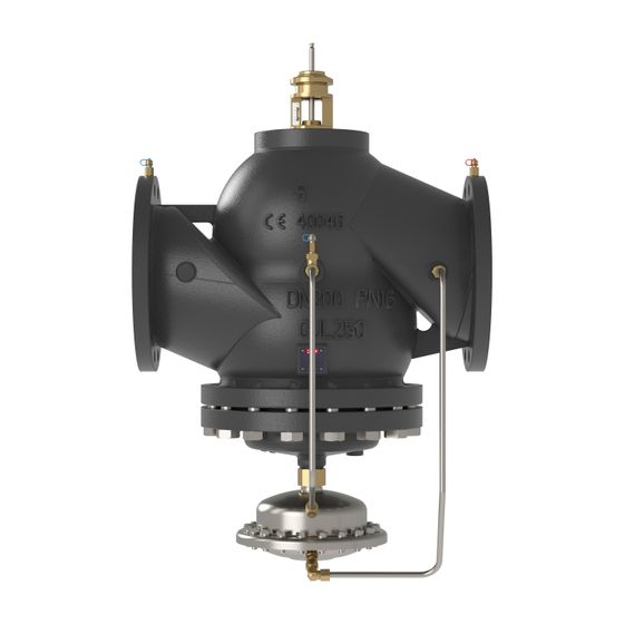 Danfoss Kombiventil AB-QM 125, für Regelung und hydra. Abgleich, DN 125, Flansch, Durchflussbereich 36.000-90.000l/h