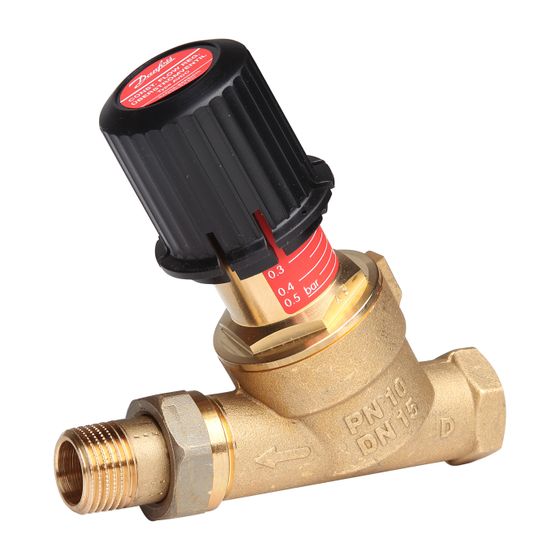 Danfoss Überströmventil AVDO, DN 15, Rp 1/2