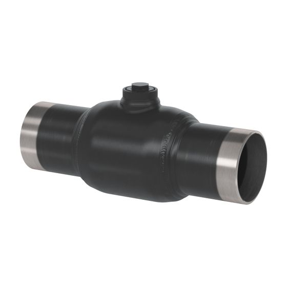 Danfoss Kugelhahn JIP-WW 125.16 RB, DN 80, PN 25, Anschweißende beidseitig, 065N0007