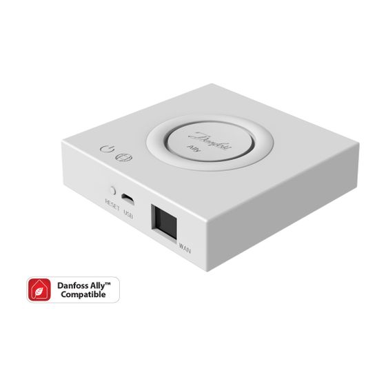 Danfoss Gateway Ally, Aufputz, LAN, Zigbee für elektrischer Thermostate, 014G2400