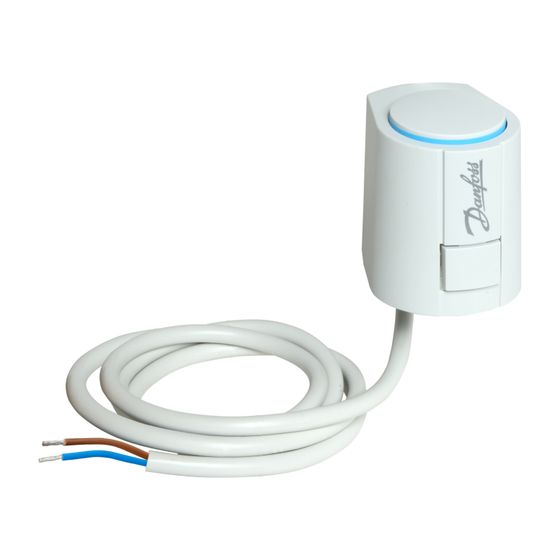 Danfoss Thermostellantrieb ABN-FBH 24V Auf-/Zu-Regelung stromlos offen, 24V, 193B2150