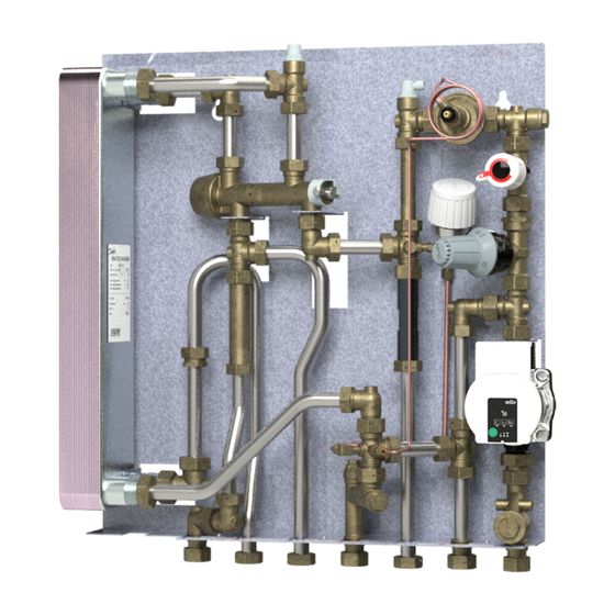 Danfoss Wohnungsstation AkvaLux WSS E ohne Heizung, 78kW