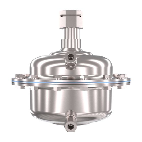 Danfoss Antrieb AFQ2/AFPB-F2, Wirkdruck 0,2 bar, PN 16, Membranfläche 160cm2, für Volumenstromregler DN 65-125