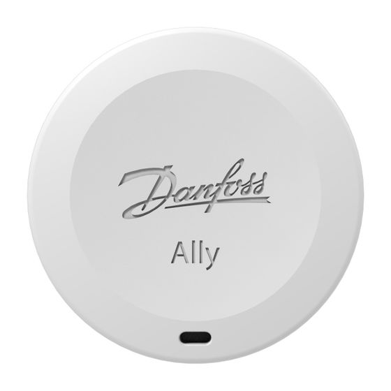 Danfoss Raum-Sensor Ally, als Fernfühler in Kombination mit Danfoss Ally Thermostaten, 014G2480