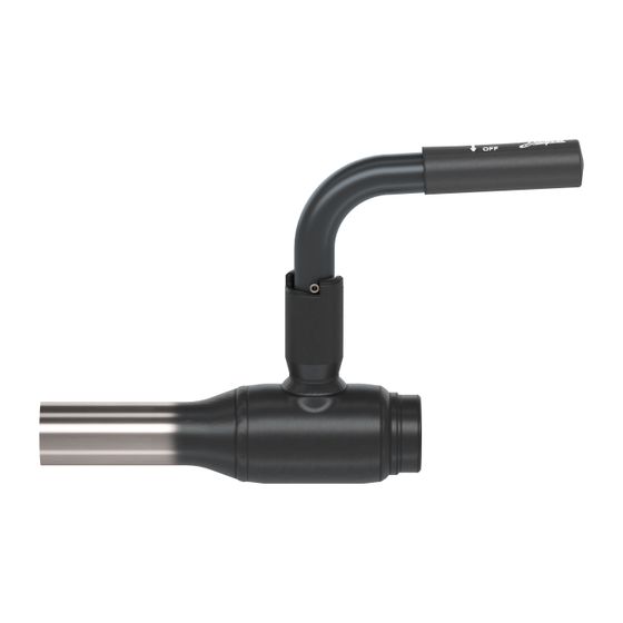 Danfoss Kugelhahn JIP-IW 140.13, DN 15, Kvs 11m3/h, PN 40, Anschweißende und Innengewinde, L-Griff, 065N0900