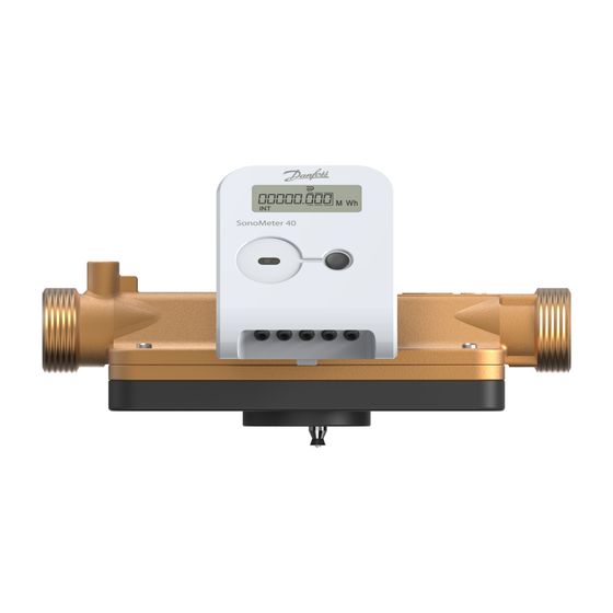 Danfoss Wärme-/Kältezähler SonoMeter 40 QP3,5 DN 25 R PN 25 24V BACnet Pu IP65 kWh