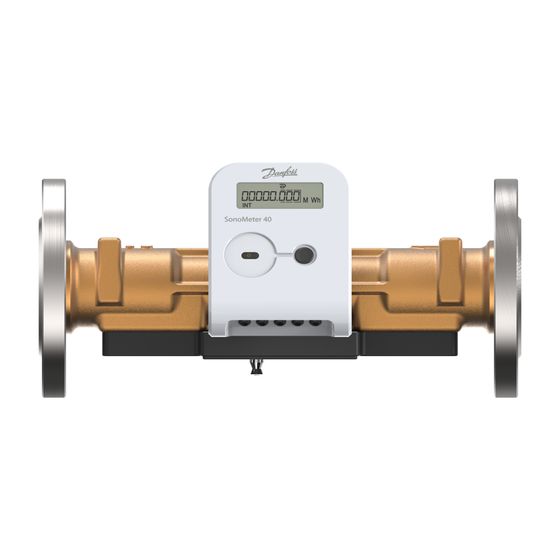 Danfoss Wärme-/Kältezähler SonoMeter 40 QP10 DN 40 für RL PN 25 230V OMS IP65 kWh