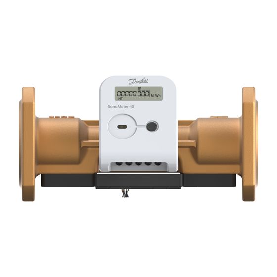 Danfoss Wärmezähler SonoMeter 40 QP15 DN 50 RL PN 25 Batt OMS Pu IP65 kWh