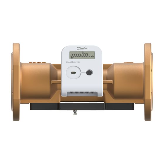 Danfoss Wärmezähler SonoMeter 40 QP25 DN 65 RL PN 25 Batt OMS Pu IP65 MWh