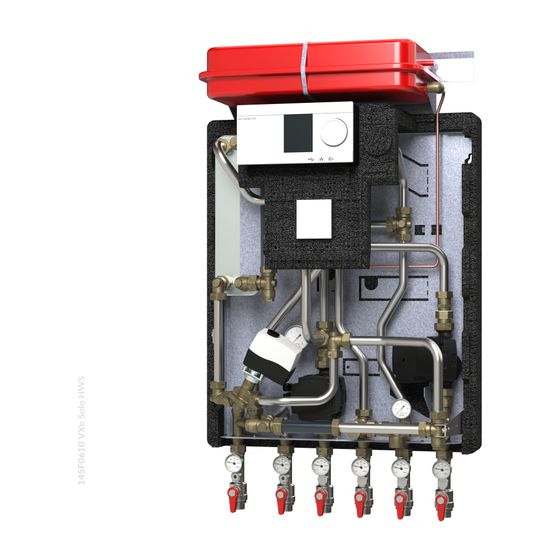 Danfoss Hausstation VXe Solo HWS Typ 2, Heizleistung 30kW, ECL310/A347, 2x Sicherheitstemperaturwächter