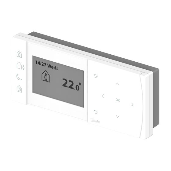 Danfoss Raumthermostat TPOne B programmierbar, 7-Tage-Programm, 2x1,5V, 087N7851