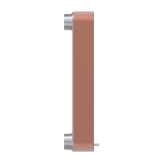 Danfoss Plattenwärmeübertrager SL140TL-S 120 Platten, Kupfer gelötet