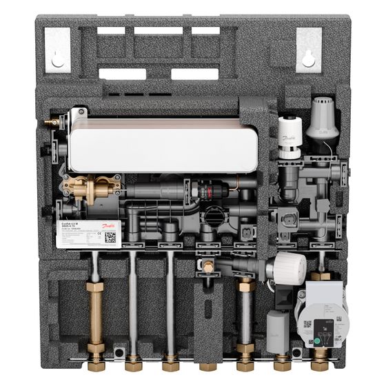 Danfoss Wohnungsstation EvoFlat 4.0 M Typ 3 WHA, 17,4l/min, 65 Grad C, Kupfer, 183B2014