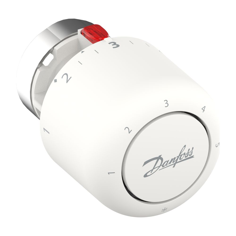 Danfoss Aero RA/V Thermostatkopf gasgefüllt, weiß, mit eingebautem Fühler... DANFOSS-015G4560 5702424625986 (Abb. 2)