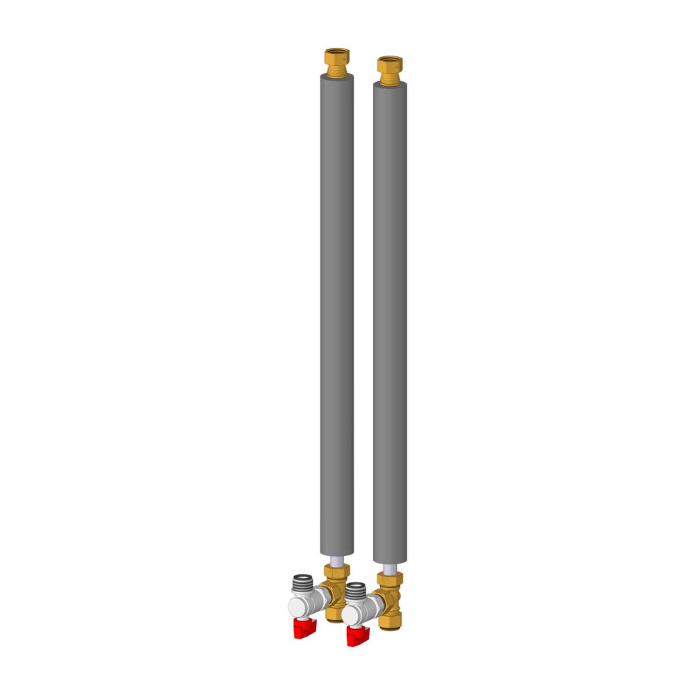 Danfoss Rohrsatz, 2 Rohre Set für Montageplatte, Anschlüsse oben, 145H4956... DANFOSS-145H4956 5715162509685 (Abb. 2)