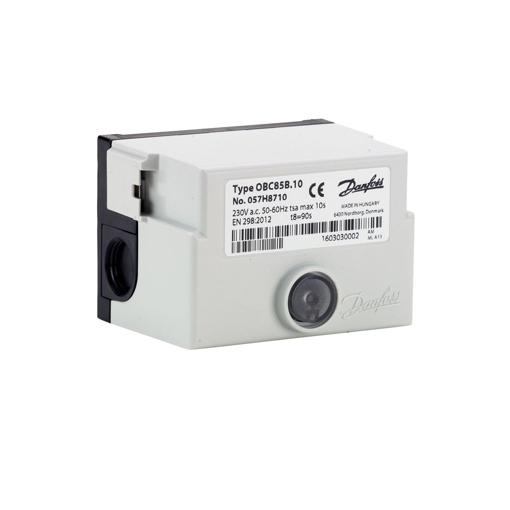Danfoss Ölfeuerungsautomat OBC 85B,10 für 1-stufige Brenner bis 30 kg/h... DANFOSS-057H8710 5702425123887 (Abb. 1)
