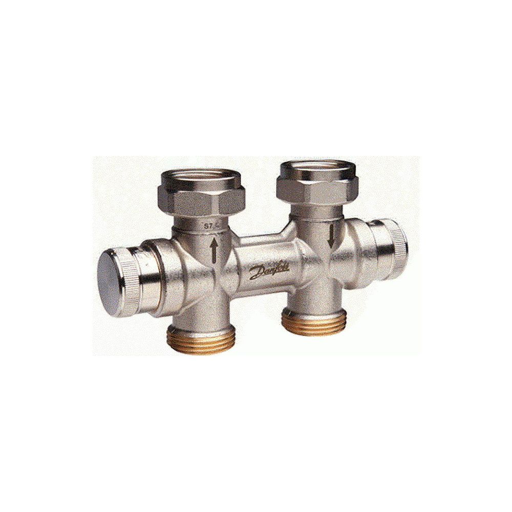 Danfoss dynamischer Hahnblock RLV-KDV, für Ventil-Heizkörper, G 3/4", Durchgangsausfü... DANFOSS-013G7873 5702425155369 (Abb. 2)