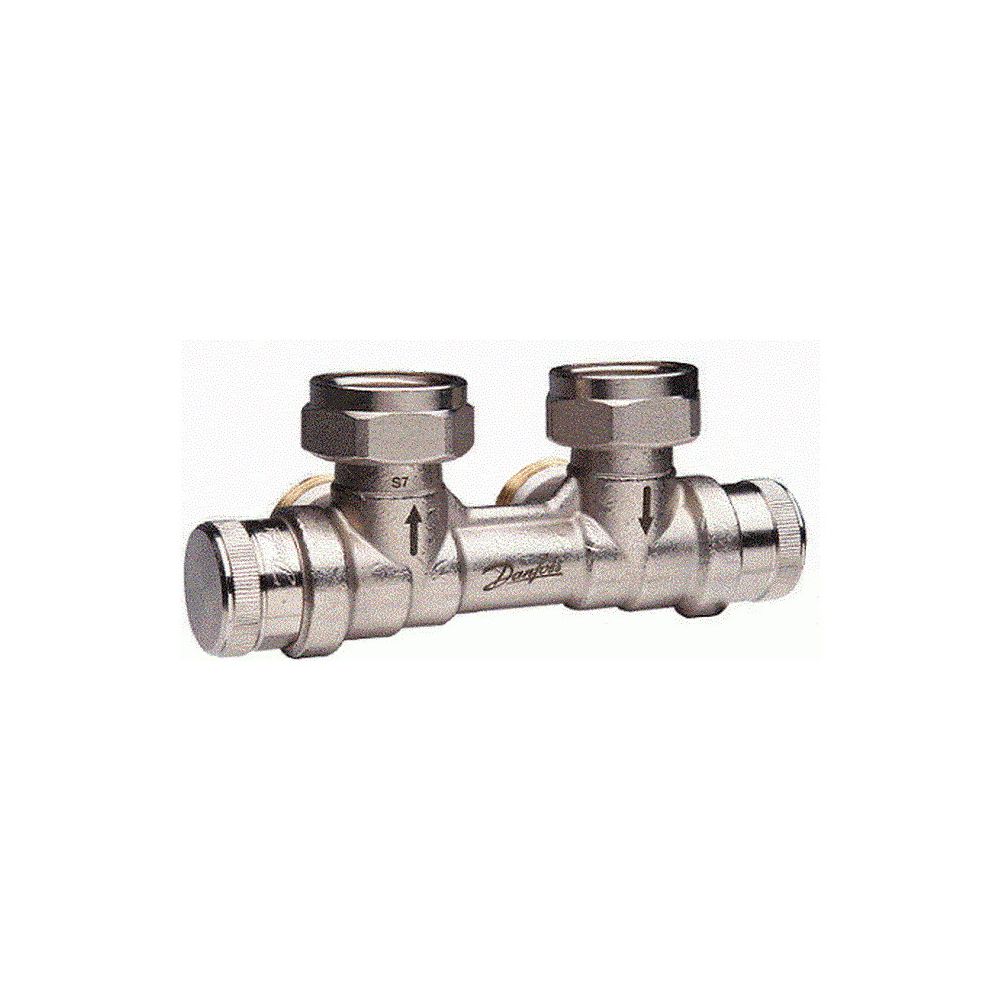 Danfoss dynamischer Hahnblock RLV-KDV, für Ventil-Heizkörper, R 1/2", Eckausführung m... DANFOSS-013G7871 5702425155314 (Abb. 2)