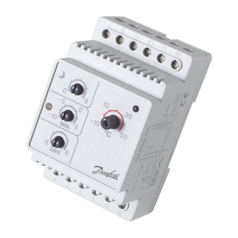 Danfoss Thermostat ECtemp 316 230V, -10-50 Grad C, für Rohrbegleitheizung, 088L0443... DANFOSS-088L0443 5703466130339 (Abb. 4)