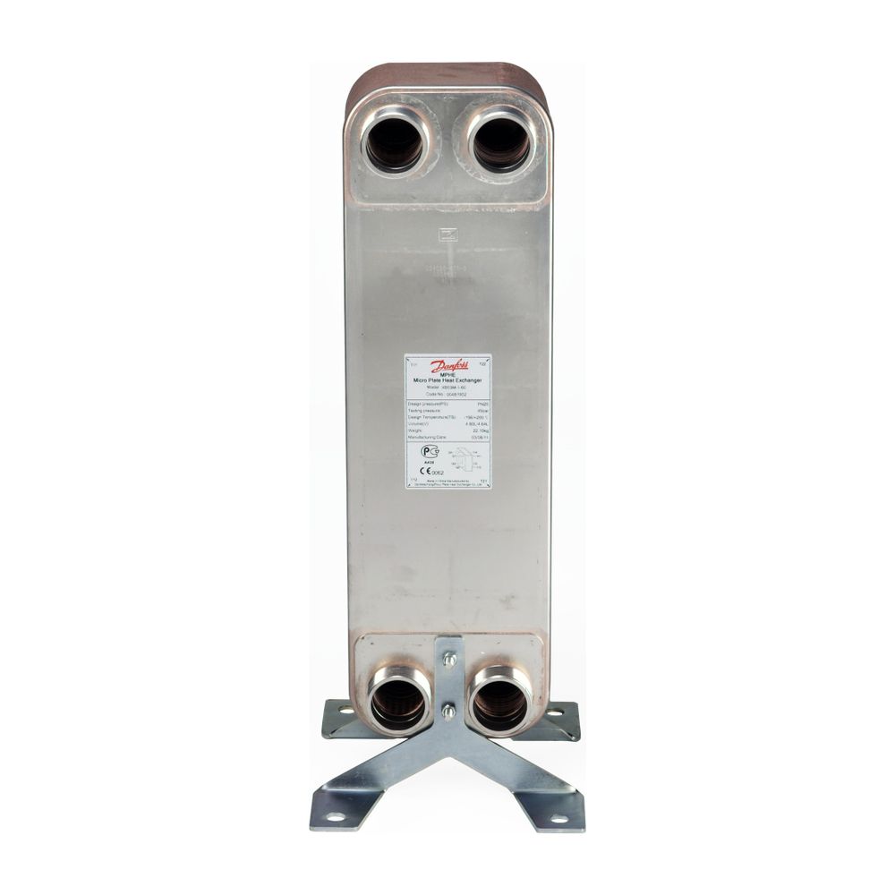 Danfoss Plattenwärmeübertrager MicroPlate XB 59M-1, 30 Platten, G 2" AG x 52mm, PN 25... DANFOSS-004B1920 5710104032368 (Abb. 5)