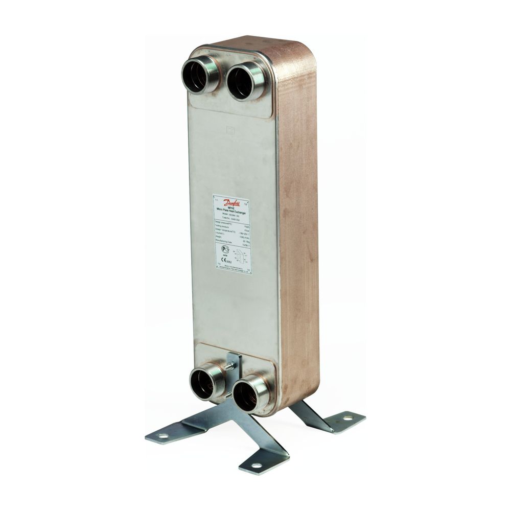 Danfoss Plattenwärmeübertrager MicroPlate XB 59M-1, 60 Platten, G 2" AG x 52mm, PN 25... DANFOSS-004B1932 5710104032405 (Abb. 5)