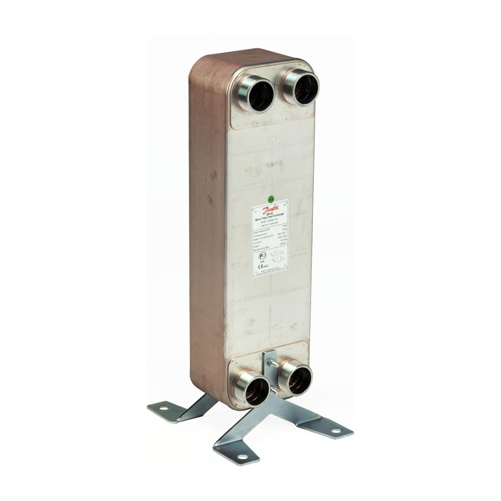 Danfoss Plattenwärmeübertrager MicroPlate XB 59M-1, 30 Platten, G 2" AG x 52mm, PN 25... DANFOSS-004B1920 5710104032368 (Abb. 6)