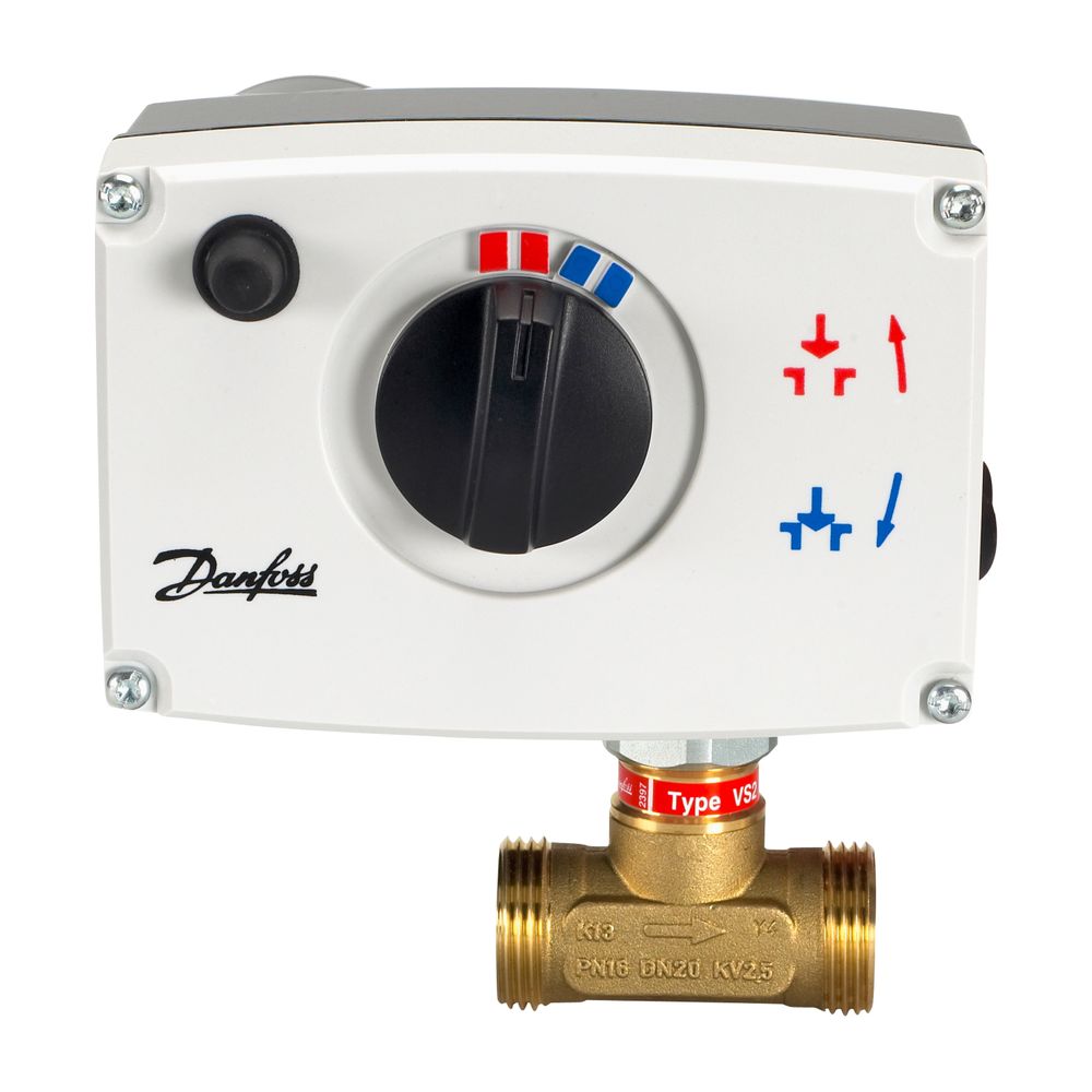 Danfoss Durchgangsventil VS2, DN 20, Kvs 2,5m3/h, PN 16, entzinkungsfreies Messing, G... DANFOSS-065F2120 5702421510247 (Abb. 5)