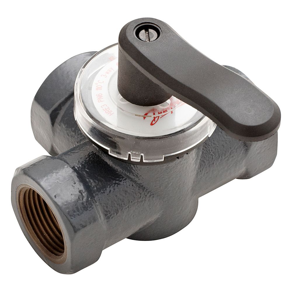 Danfoss Mischventil HRE3 32, DN 32, PN 6, Kvs 16m3/h, 1 1/4" IG, Stahlguss... DANFOSS-065Z0420 5710104033372 (Abb. 2)