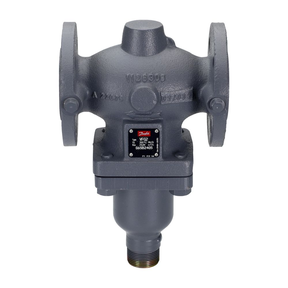 Danfoss Durchgangsventil VFG2, DN 25, Kvs 8m3/h, PN 40, mit Flansch, Stahlguss GS-C 2... DANFOSS-065B2413 5702421803301 (Abb. 4)