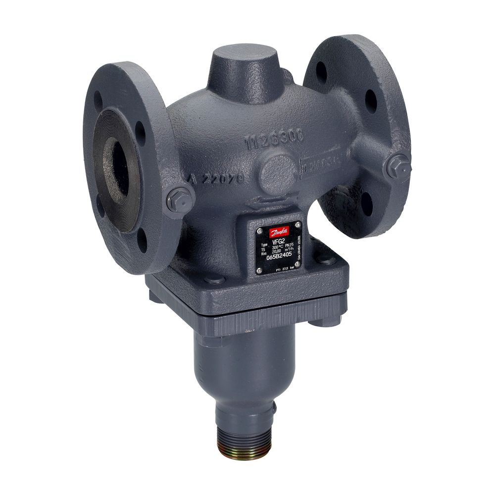 Danfoss Durchgangsventil VFG2, DN 25, Kvs 8m3/h, PN 40, mit Flansch, Stahlguss GS-C 2... DANFOSS-065B2413 5702421803301 (Abb. 3)