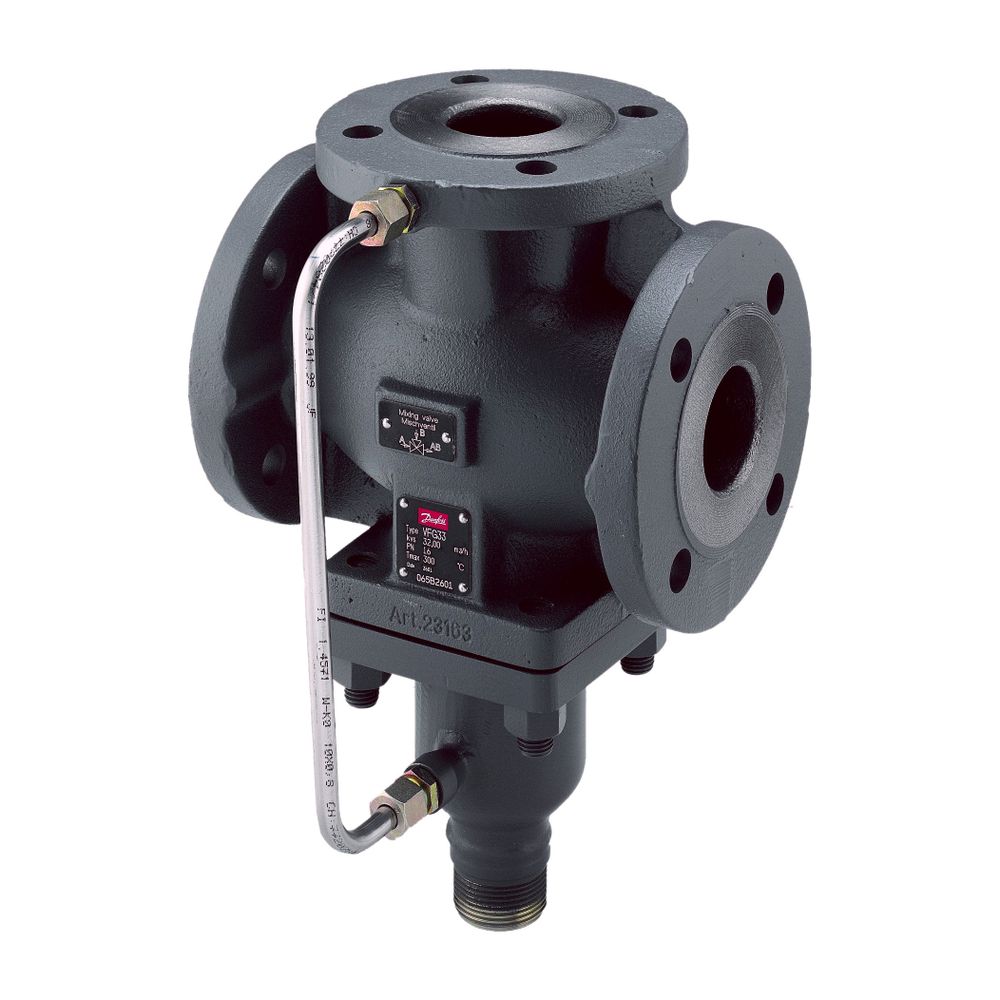 Danfoss 3-Wege-Mischventil VFG 33, DN 80 Kvs 80m3/h, PN 25, druckentlastet, Sphärogus... DANFOSS-065B2611 5702421805282 (Abb. 2)
