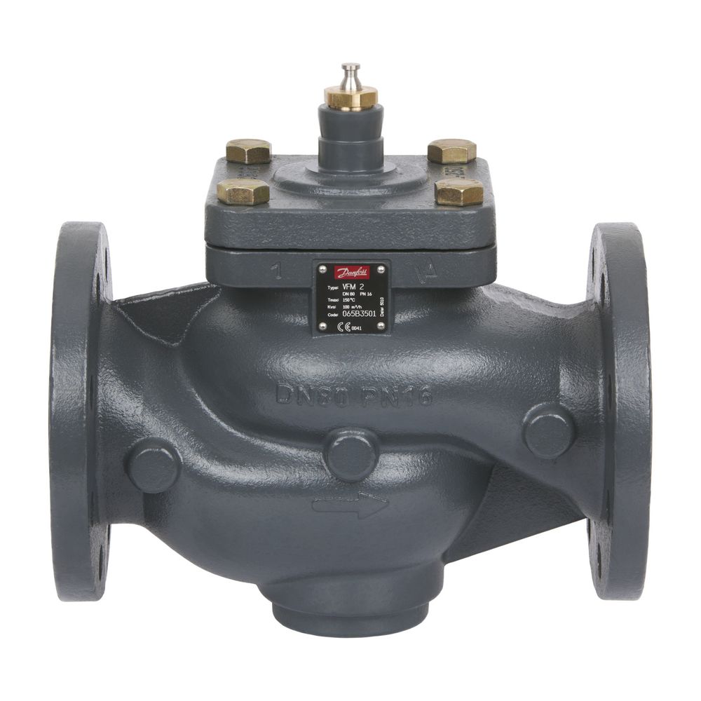 Danfoss Durchgangsventil VFM 2, DN 80, Kvs 100,0m3/h, PN 16, mit Flansch, Grauguss GG... DANFOSS-065B3501 5710104027821 (Abb. 3)