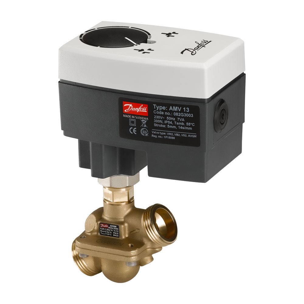 Danfoss Volumenstromregler AHQM, DN 20, Kvs 2,5m3/h, PN 16, G 1" A, 003L3595... DANFOSS-003L3595 5702421560693 (Abb. 3)