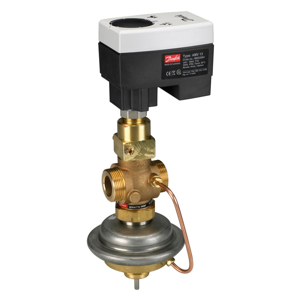 Danfoss Stellantrieb AMV 13 3-Punkt, 300N, 14s/mm, 130 Grad C, IP54, 24V, 082G3004... DANFOSS-082G3004 5702421507544 (Abb. 5)