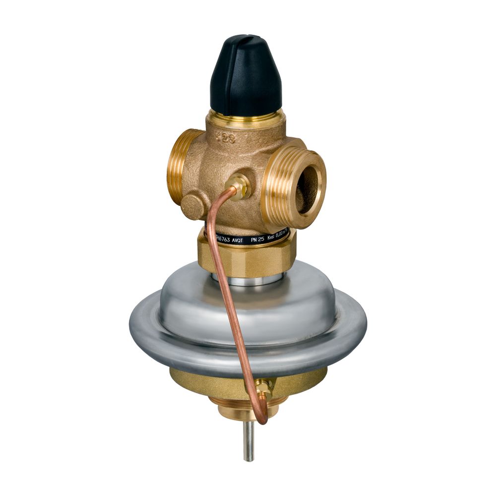 Danfoss Volumenstromregler AVQT mit Anschluss für Thermostat, DN 15, Kvs 1,6m3/h, PN ... DANFOSS-003H6759 5702421542804 (Abb. 5)