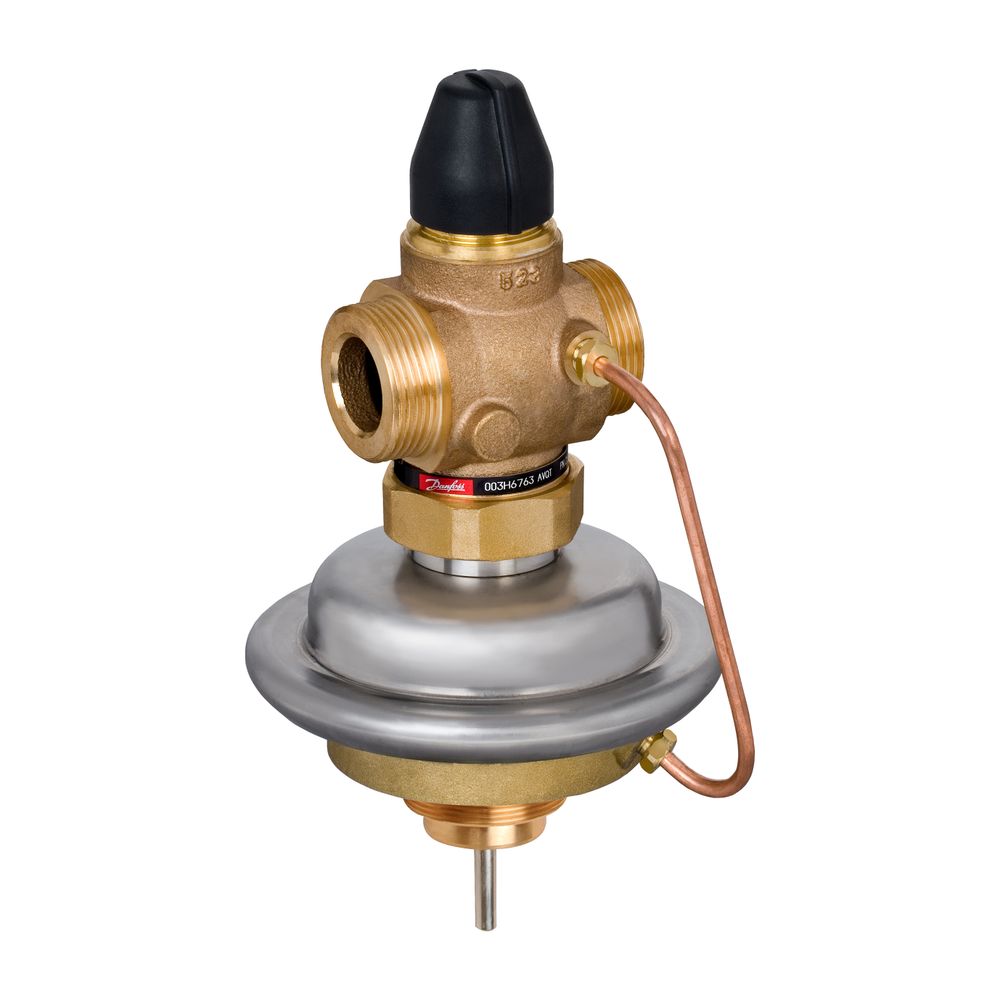 Danfoss Volumenstromregler AVQT mit Anschluss für Thermostat, DN 15, Kvs 1,6m3/h, PN ... DANFOSS-003H6759 5702421542804 (Abb. 3)