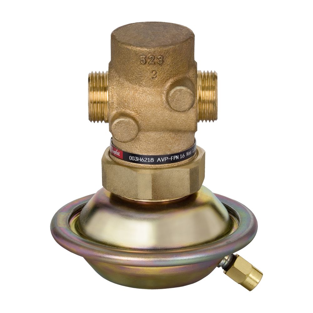 Danfoss Differenzdruckregler AVP-F, Rücklauf, DN 15, Kvs 1,6m3/h, 0,2 bar, PN 16, G 3... DANFOSS-003H6218 5702421537480 (Abb. 4)