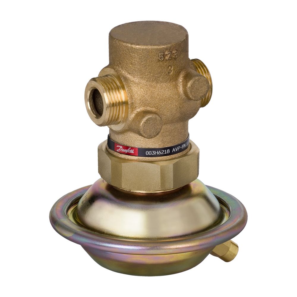 Danfoss Differenzdruckregler AVP-F, Rücklauf, DN 15, Kvs 1,6m3/h, 0,2 bar, PN 16, G 3... DANFOSS-003H6218 5702421537480 (Abb. 6)
