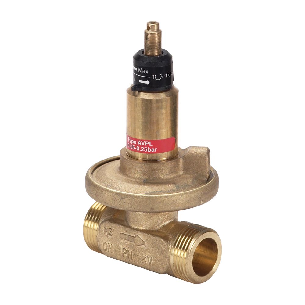 Danfoss Differenzdruckregler AVPL, DN 15, Kvs 1,0m3/h, 0,05-0,25 bar, PN 16, G 3/4" A... DANFOSS-003L5030 5702421600009 (Abb. 2)