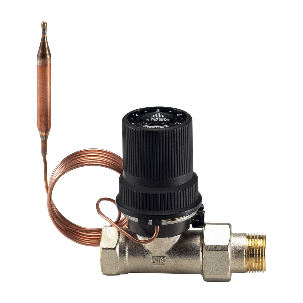 Danfoss Ventilgehäuse RAV, DN 20/8, R 3/4", Durchgangsausführung, matt vernickelt, 0... DANFOSS-013U0022 5702420010373 (Abb. 14)