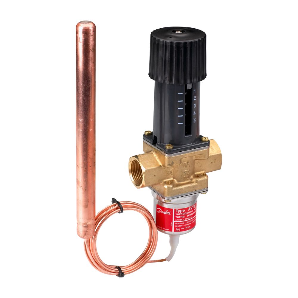 Danfoss Temperaturregler AVTB 20, G 1" A, Sollwertbereich 20-60 Grad C, Kvs 3,4m3/h, ... DANFOSS-003N5115 5702421100509 (Abb. 2)