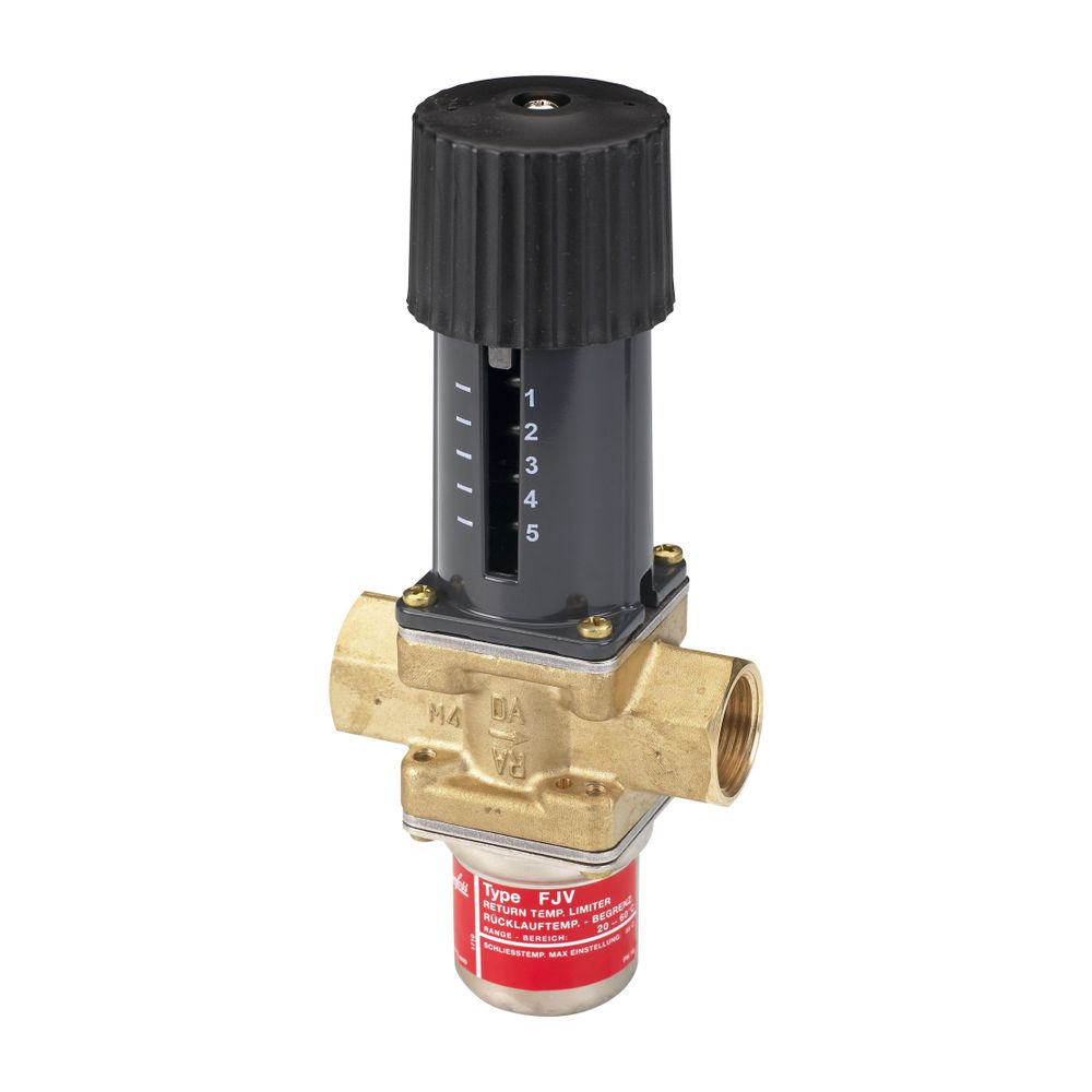 Danfoss Thermischer Rücklauftemperaturbegrenzer FJV, DN 25, Rp 1", 20-60 Grad C, Kvs ... DANFOSS-003N4250 5702421100288 (Abb. 5)