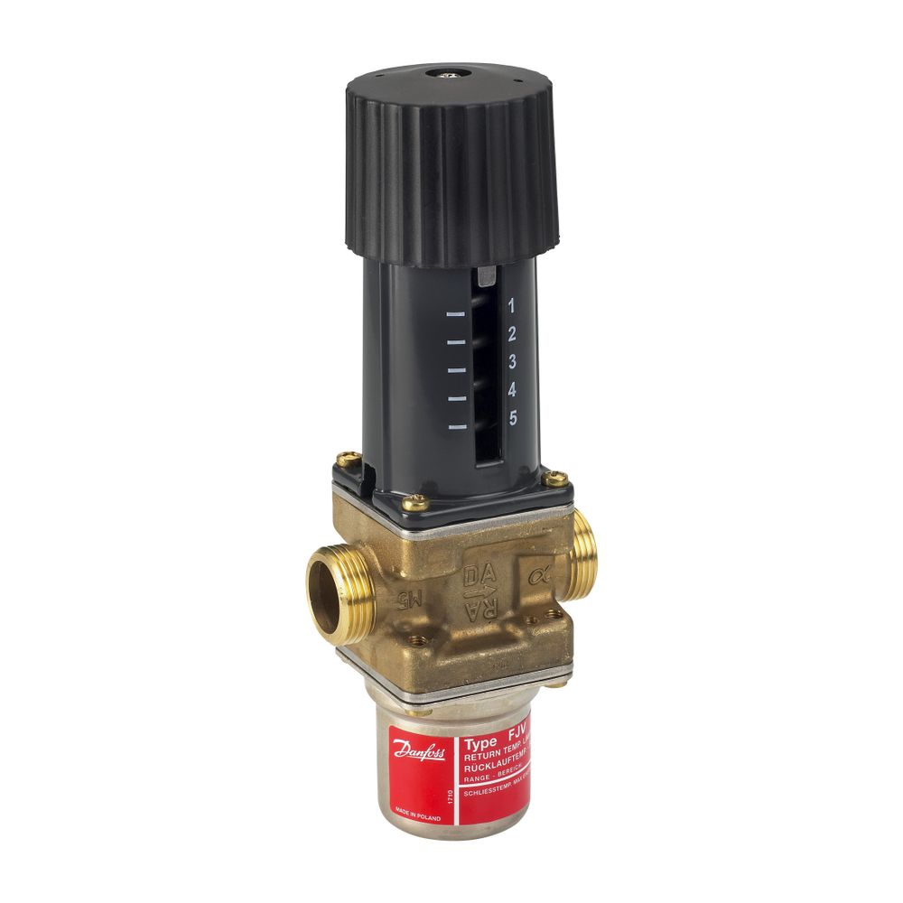 Danfoss Thermischer Rücklauftemperaturbegrenzer FJV, DN 15, G 3/4" AG, 20-60 Grad C, ... DANFOSS-003N5117 5702421100523 (Abb. 6)