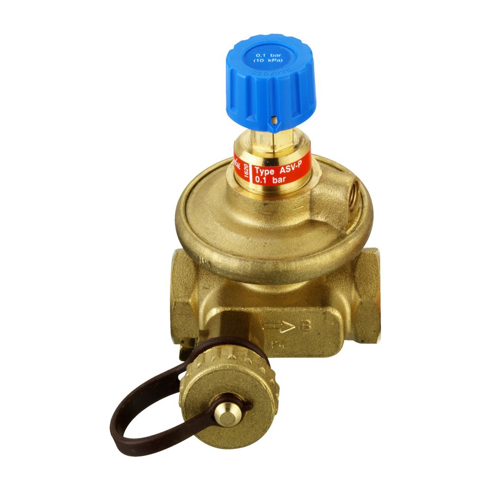 Danfoss Strangdifferenzdruckregler ASV-P, DN 15, Rp 1/2", Sollwert 0,1 bar... DANFOSS-003L7621 5702421527818 (Abb. 5)